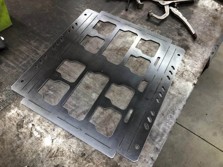 Milwaukee Packout Mounting Plate (Full 1.0) DXF File StepFIVE40 DXF Files