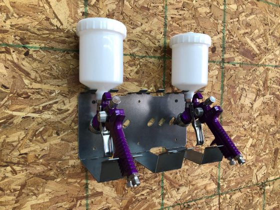 Paint Gun Holder Rack DXF File