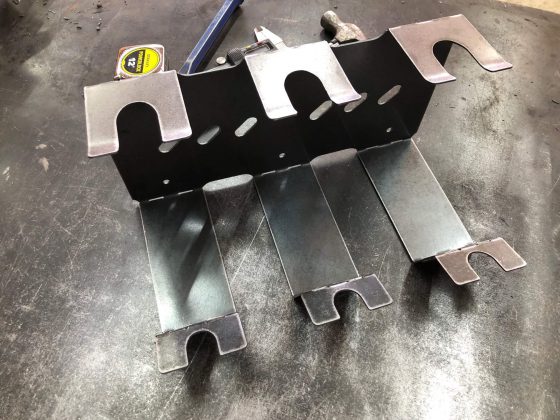 Paint Gun Holder Rack DXF File
