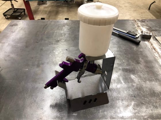 StepFIVE40 Paint Gun Holder DXF File