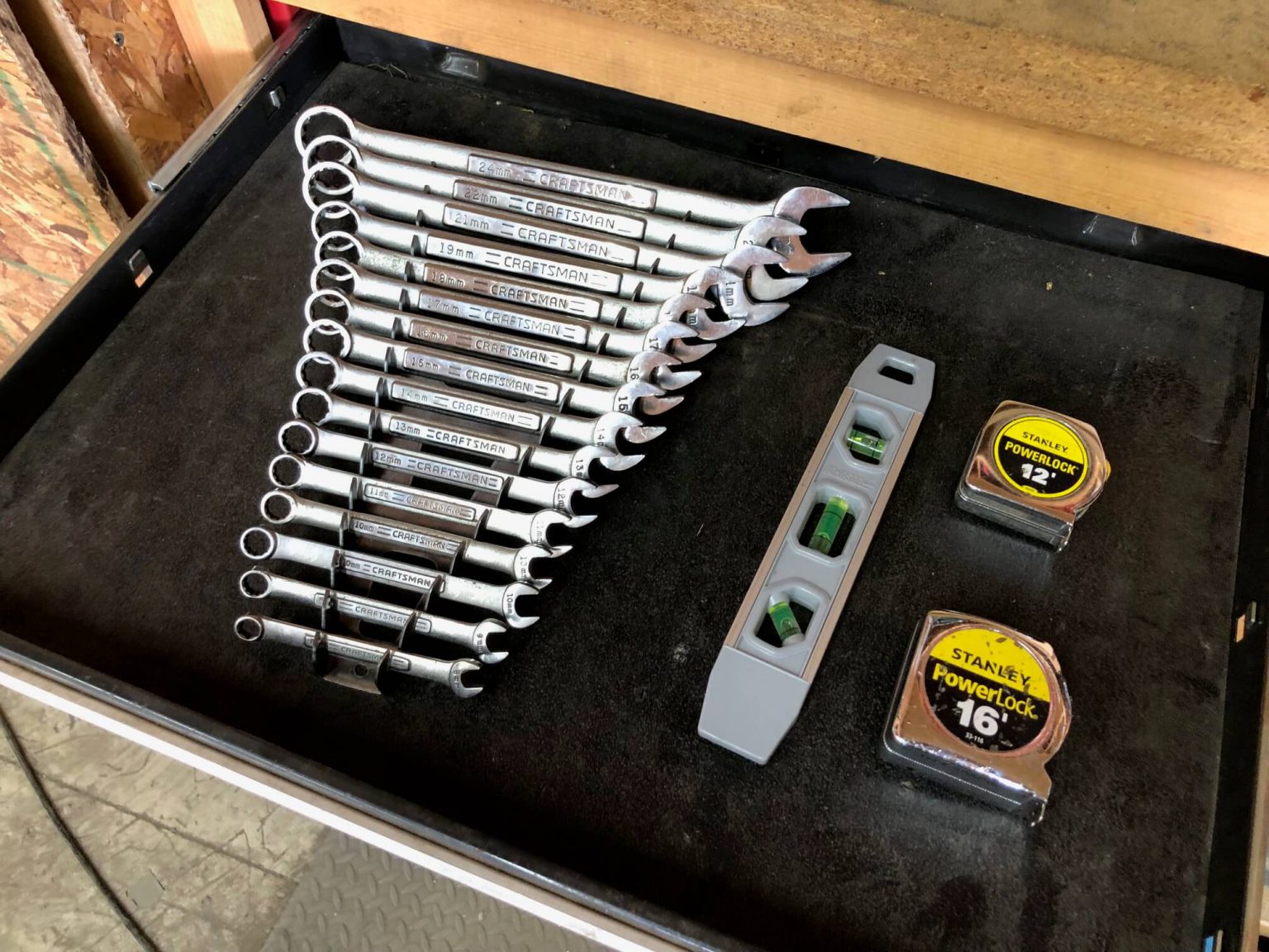 Wrench Holder 16 Tool Rack DXF file StepFIVE40 DXF Files